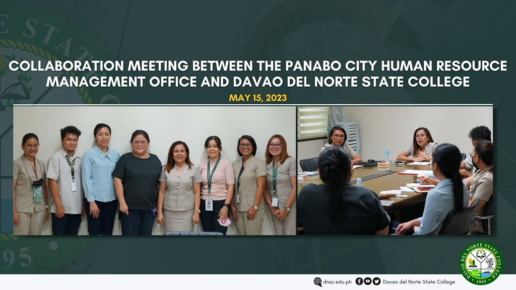 Collaboration Meeting between the Panabo City Human Resource Management Office and Davao del Norte State College