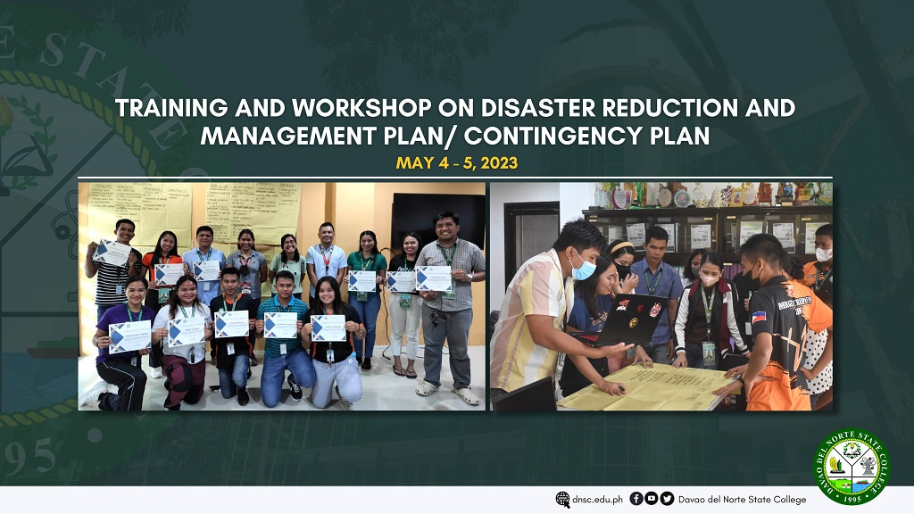 Training and Workshop on Disaster Reduction and Management Plan Contingency Plan