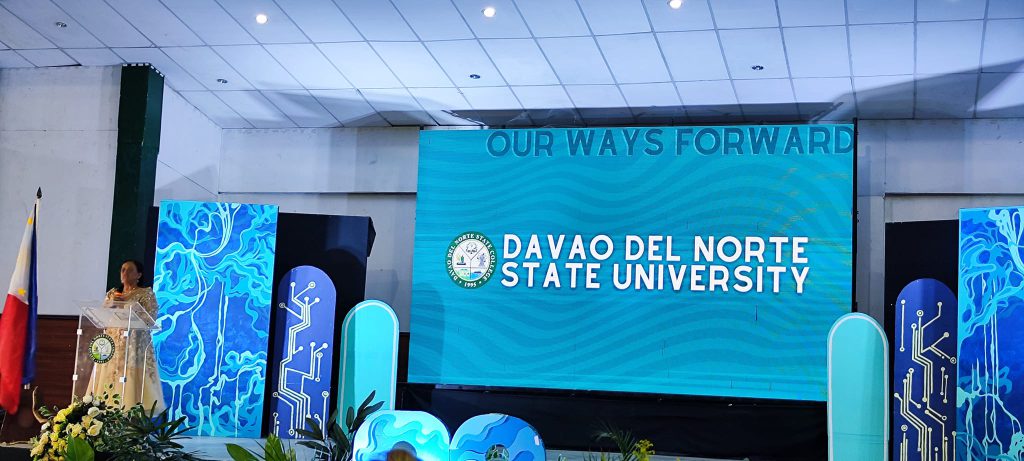 Pres. Sorrosa during her SOCA: Our long-term vision is to become Davao del Norte State University