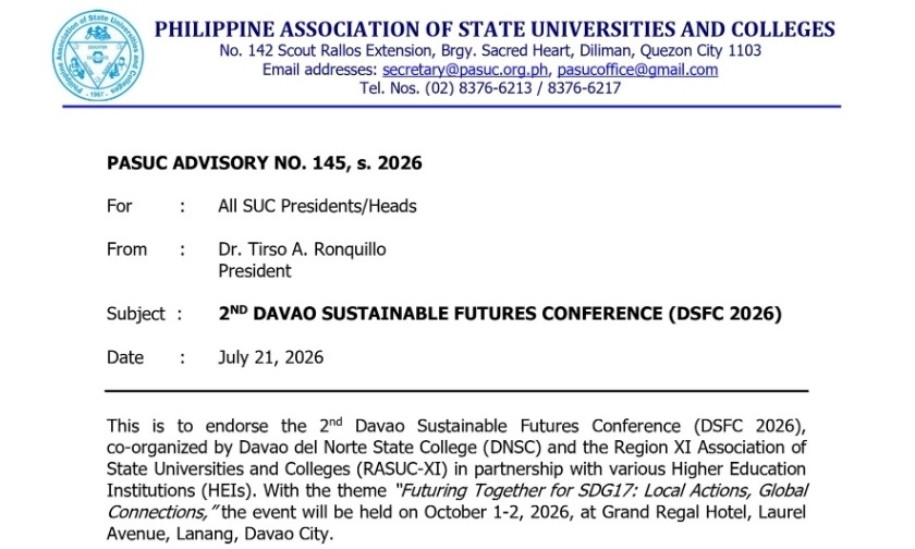 PASUC Endorsement