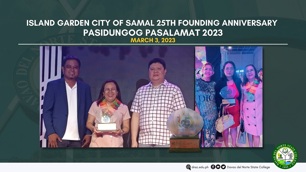 Island Garden City of Samal 25th Founding Anniversary Pasidungog Pasalamat 2023