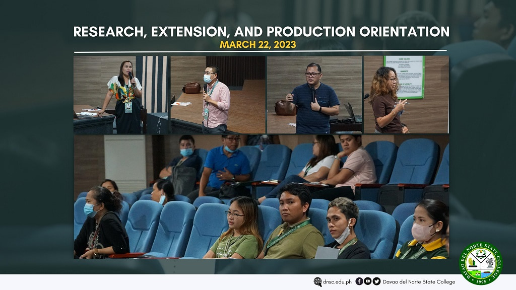 DNSC Research Extension and Production Orientation