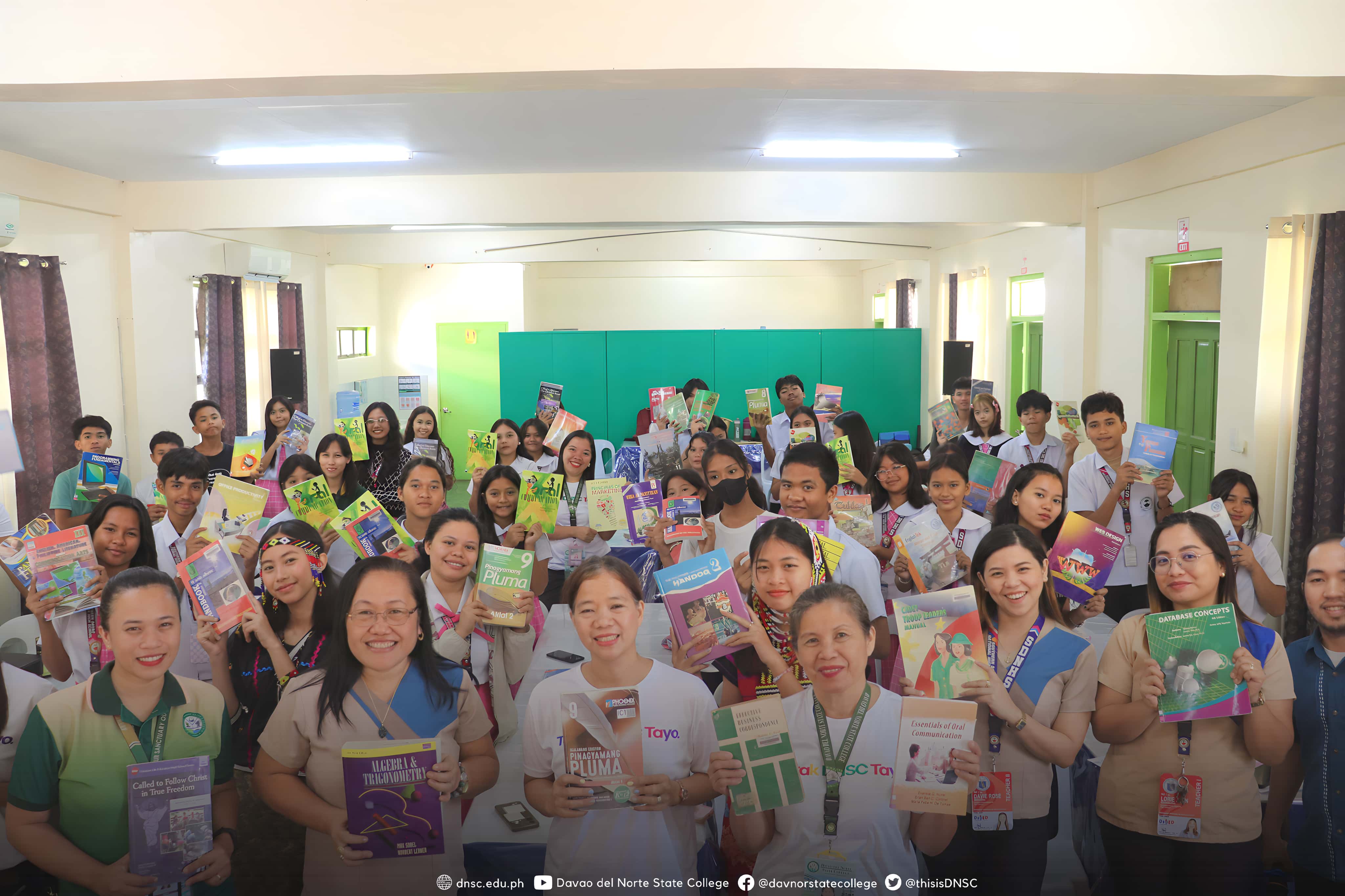DNSC Skill Up Project, in collaboration with DepEd, visits Southern Davao NHS to promote a specialized library for indigenous education