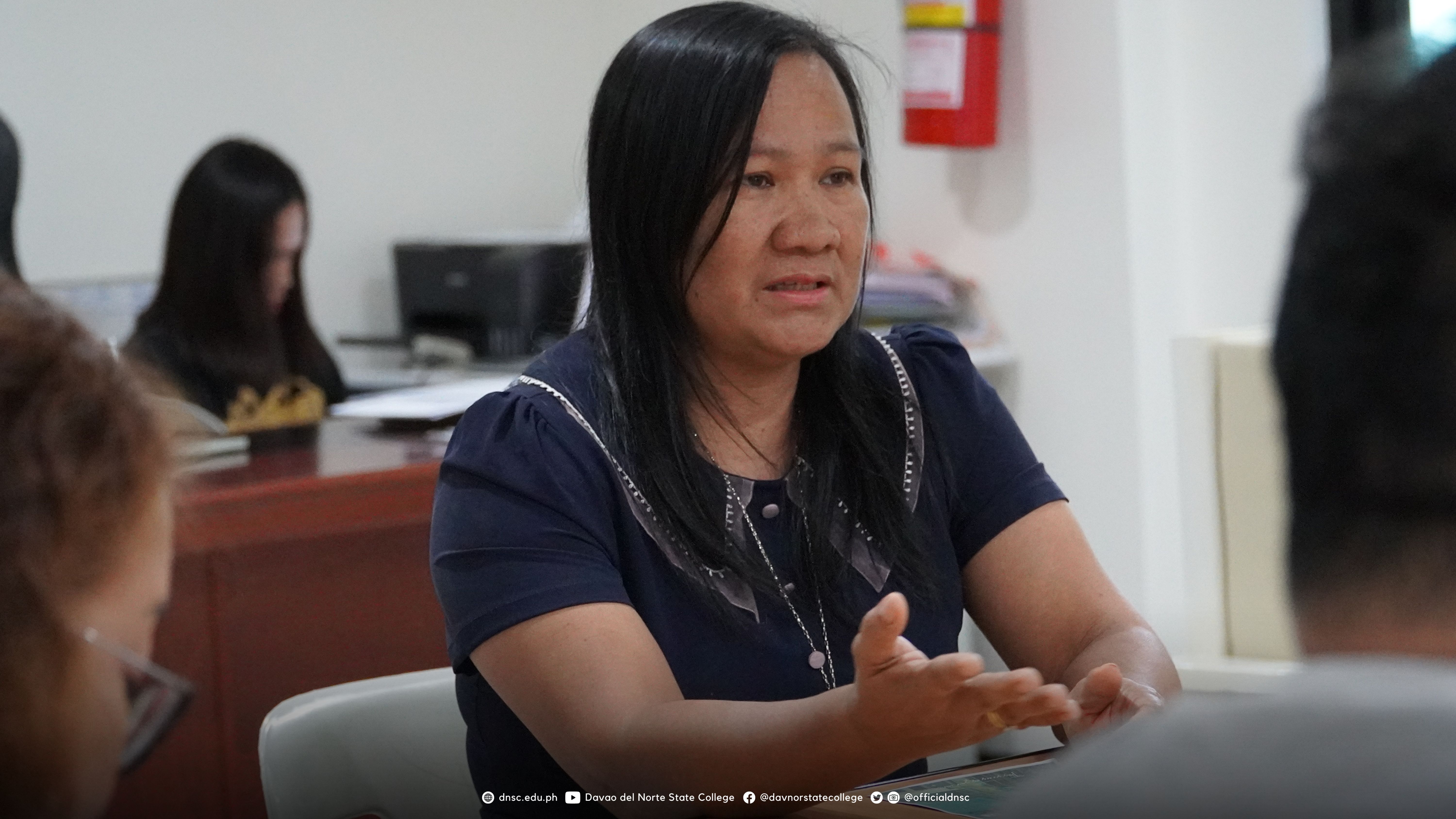 Provincial Director Jasmin J. Neri, TESDA Davao Region.