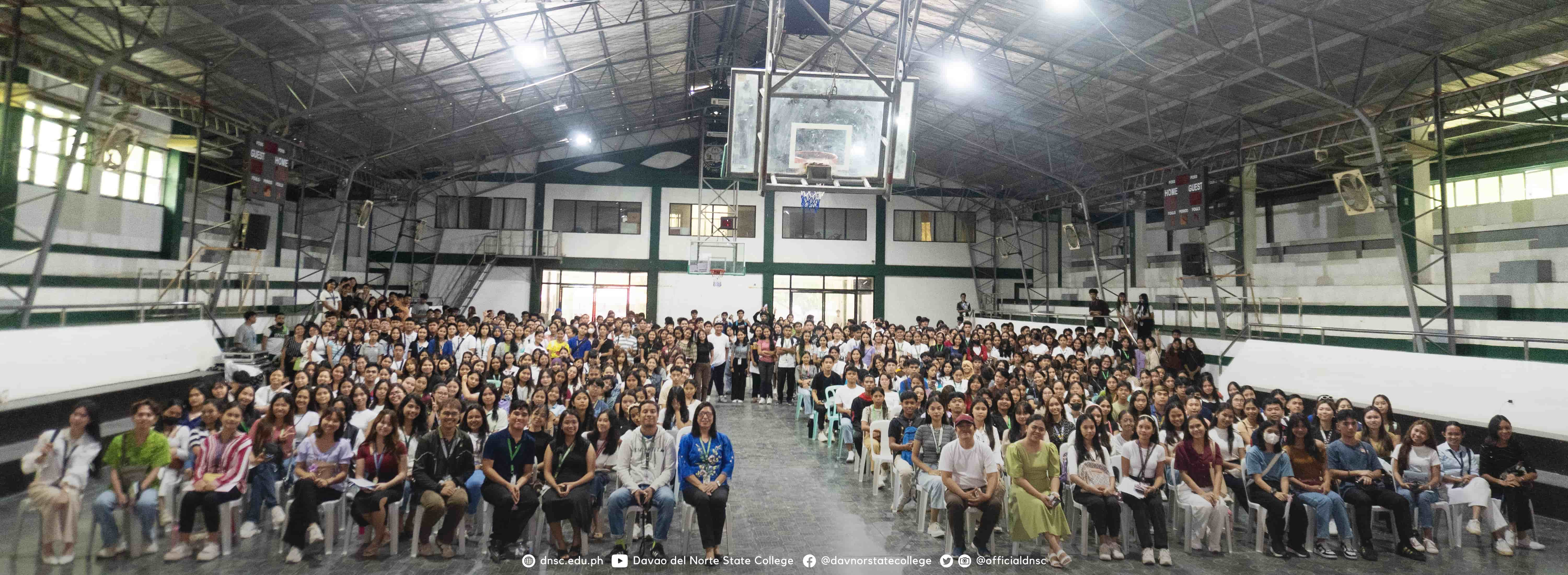 Participants of the PASINATI at the DNSC Gymnasium, New Visayas, Panabo City. Photo by Randy Magayon, DNSC PIO.