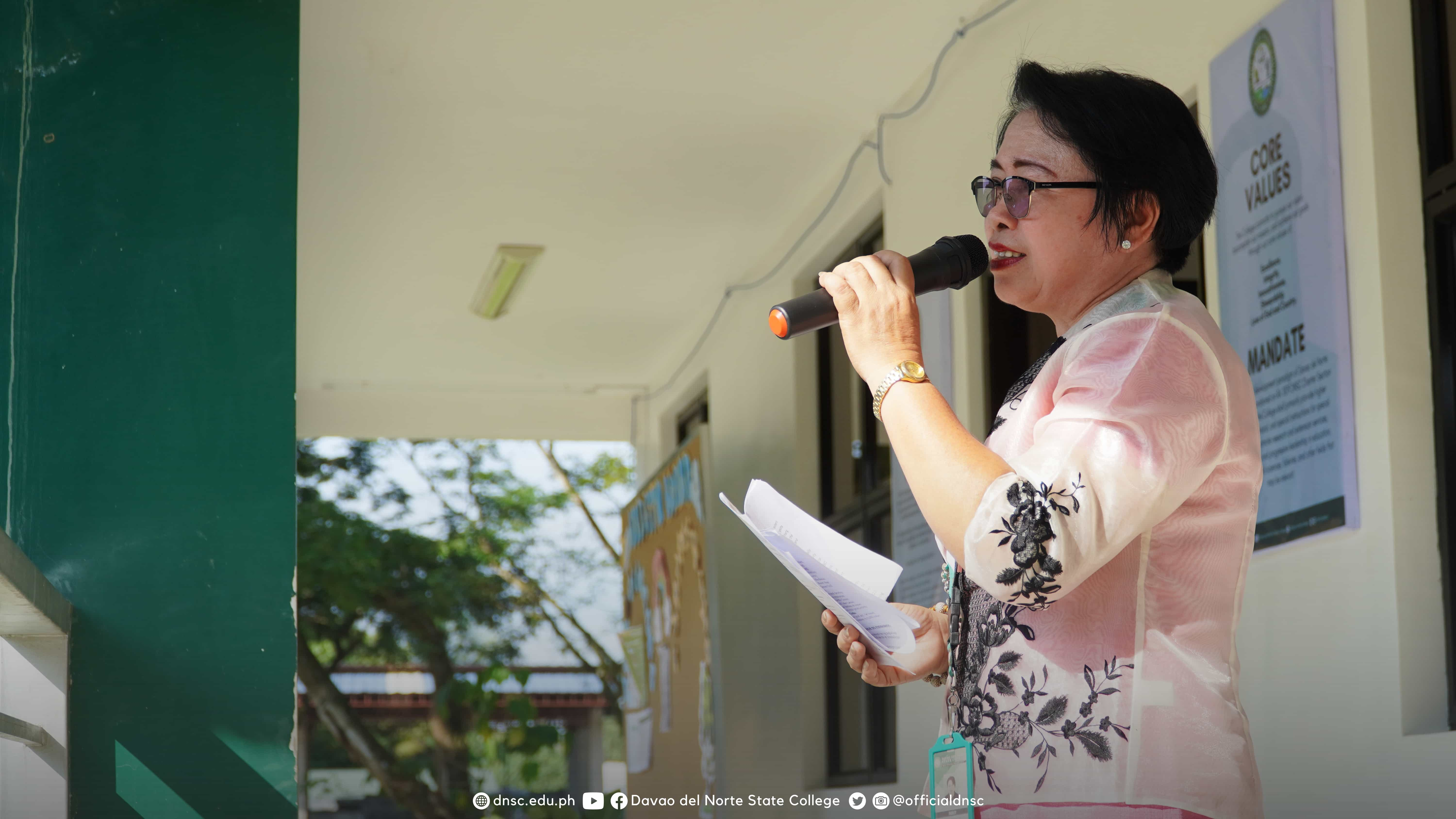 Dr. Evelyn J. Lumaday. Photo by Randy Magayon, DNSC PIO.