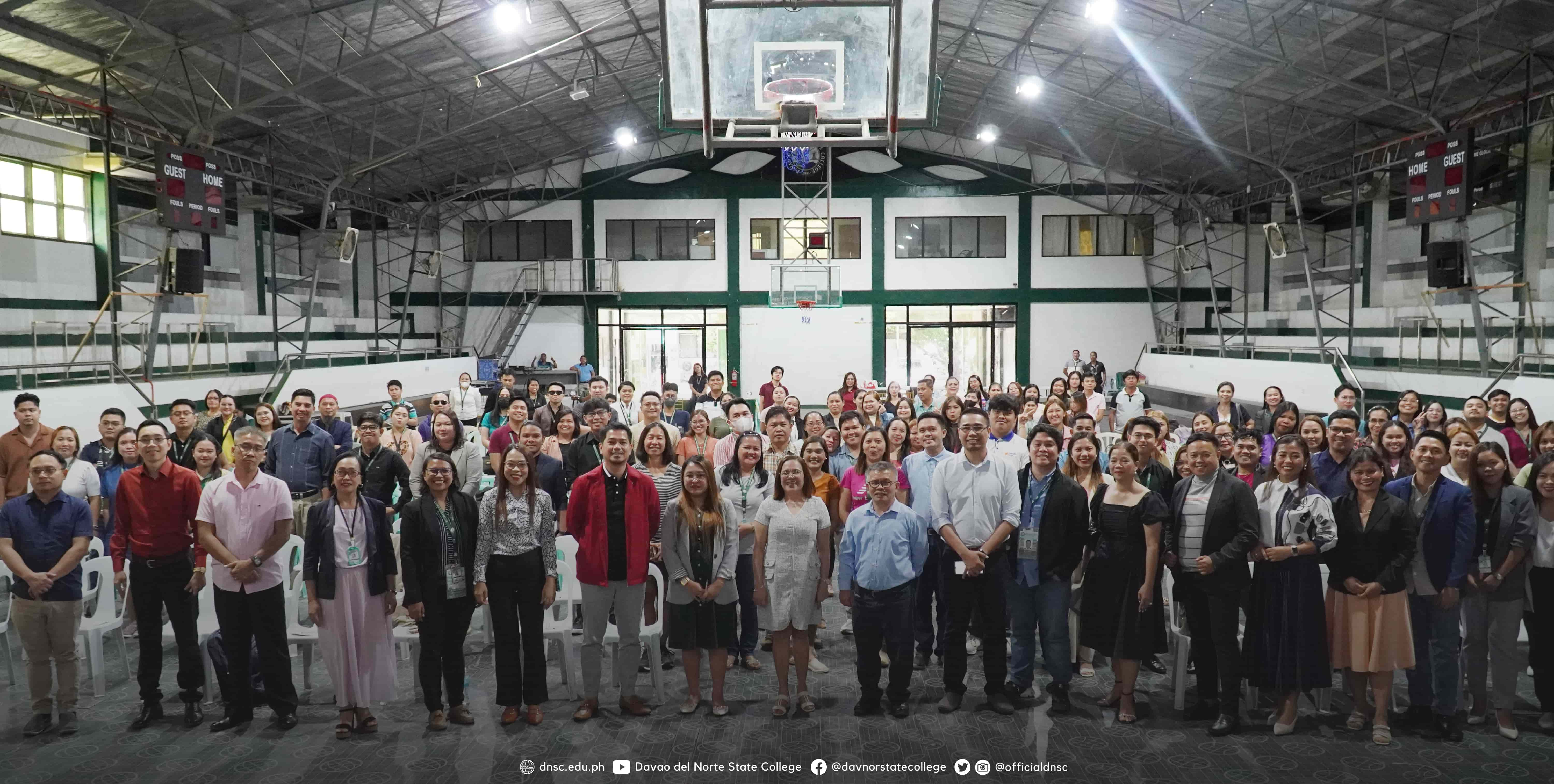 The participants of the research colloquium along with the DNSC Officials. Photo by Randy Magayon, DNSC PIO.