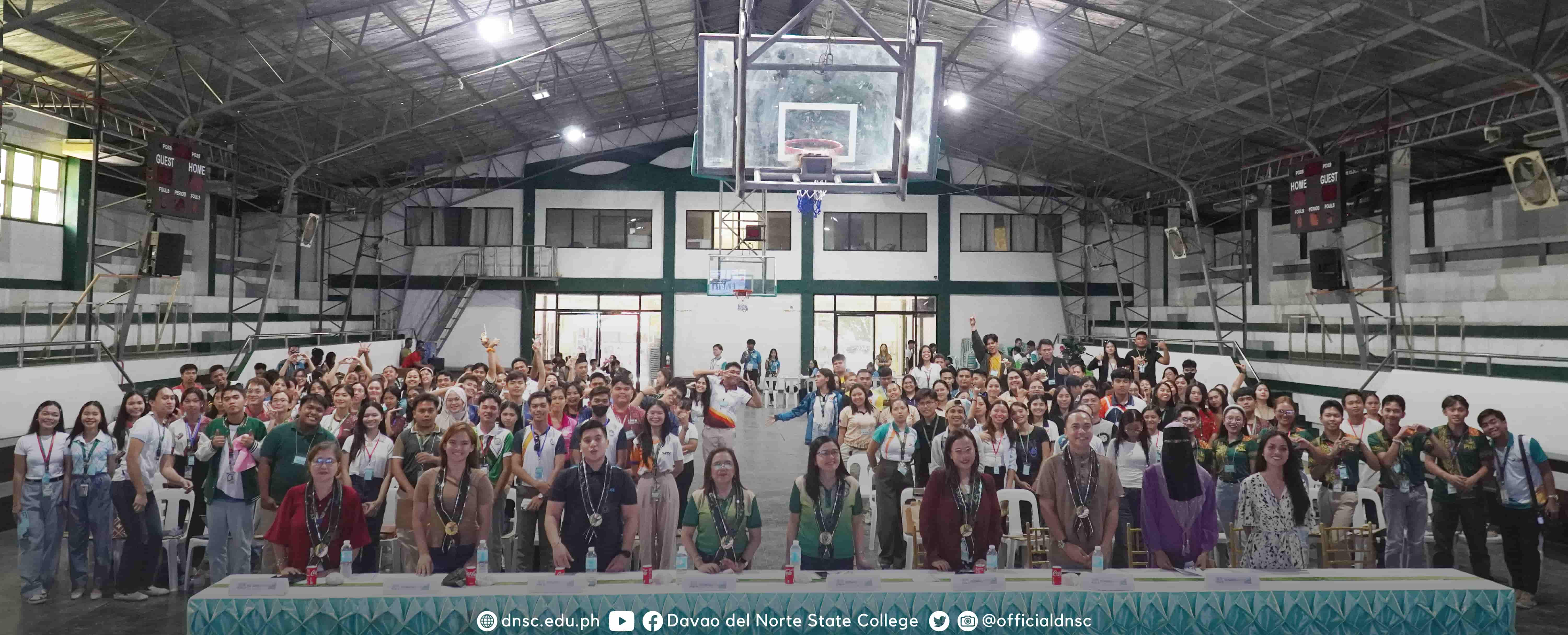 Participants of the “Pagpakanug: A Capability Building Program on Leadership and Good Governance” at the DNSC Gymnasium, Brgy. New Visayas, Panabo City. Photo by Randy Magayon, DNSC PIO.