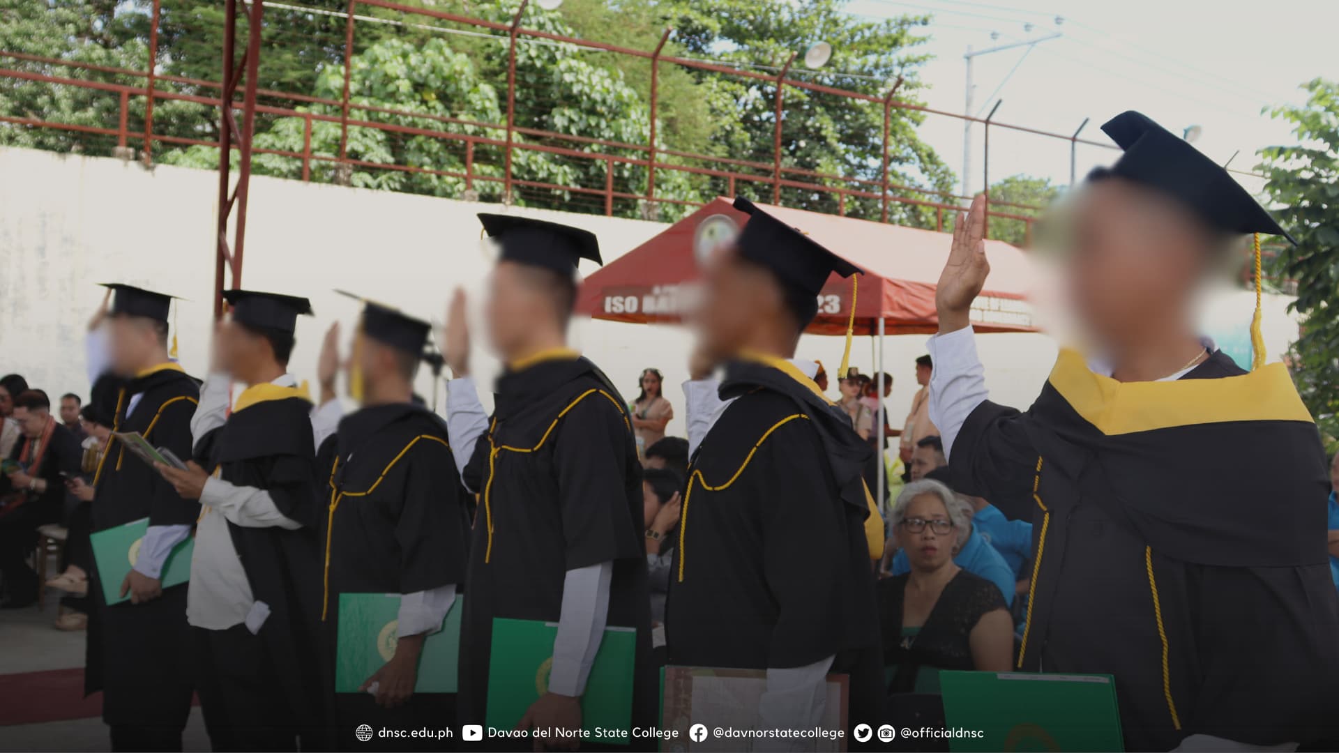 Graduates of the College Education Behind Bars program in DAPECOL. Photo by Randy Magayon, DNSC PIO.