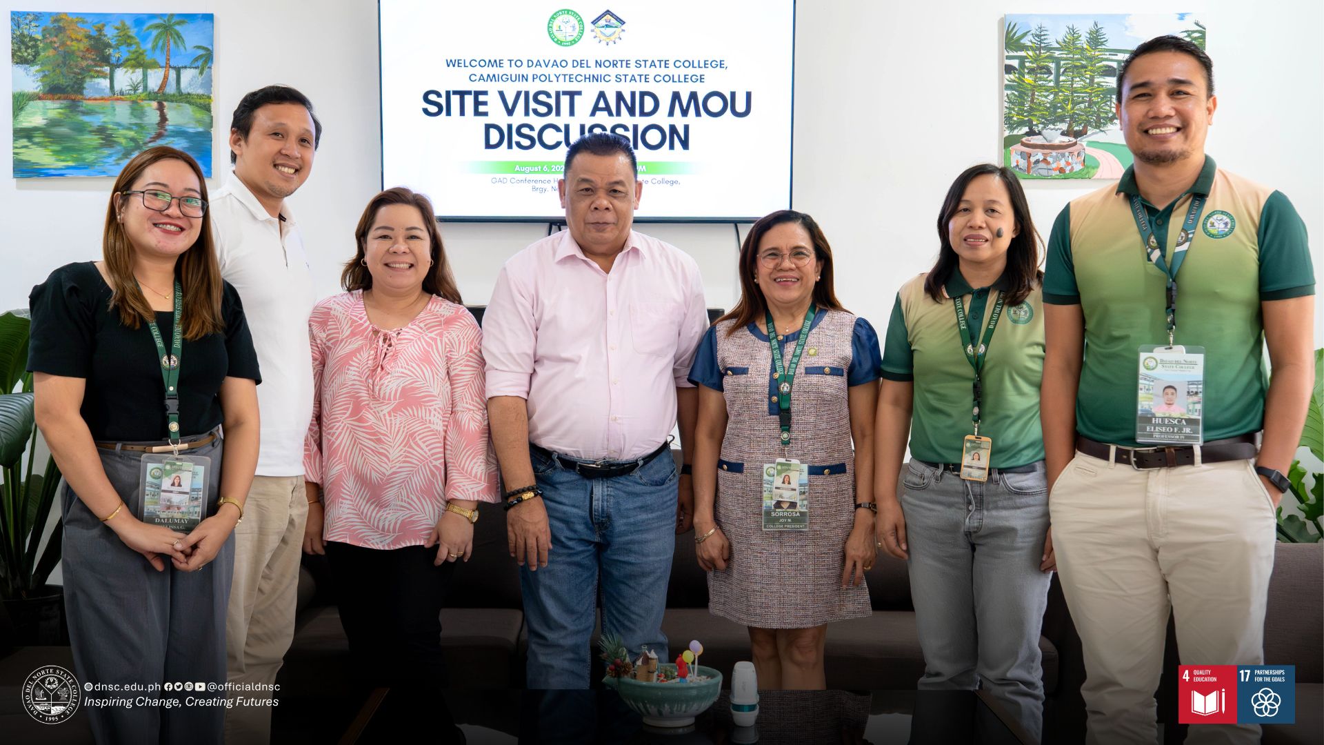 CAMUIGUIN Polytechnic College and DNSC