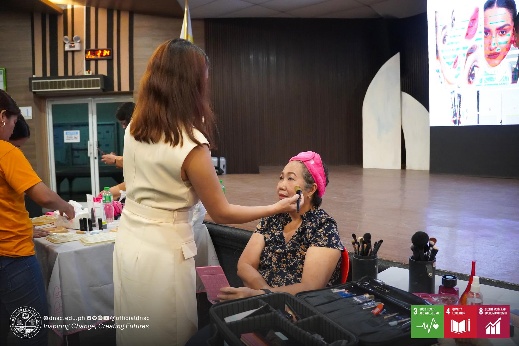 DNSC employees receive skincare tips for self-care and personal grooming