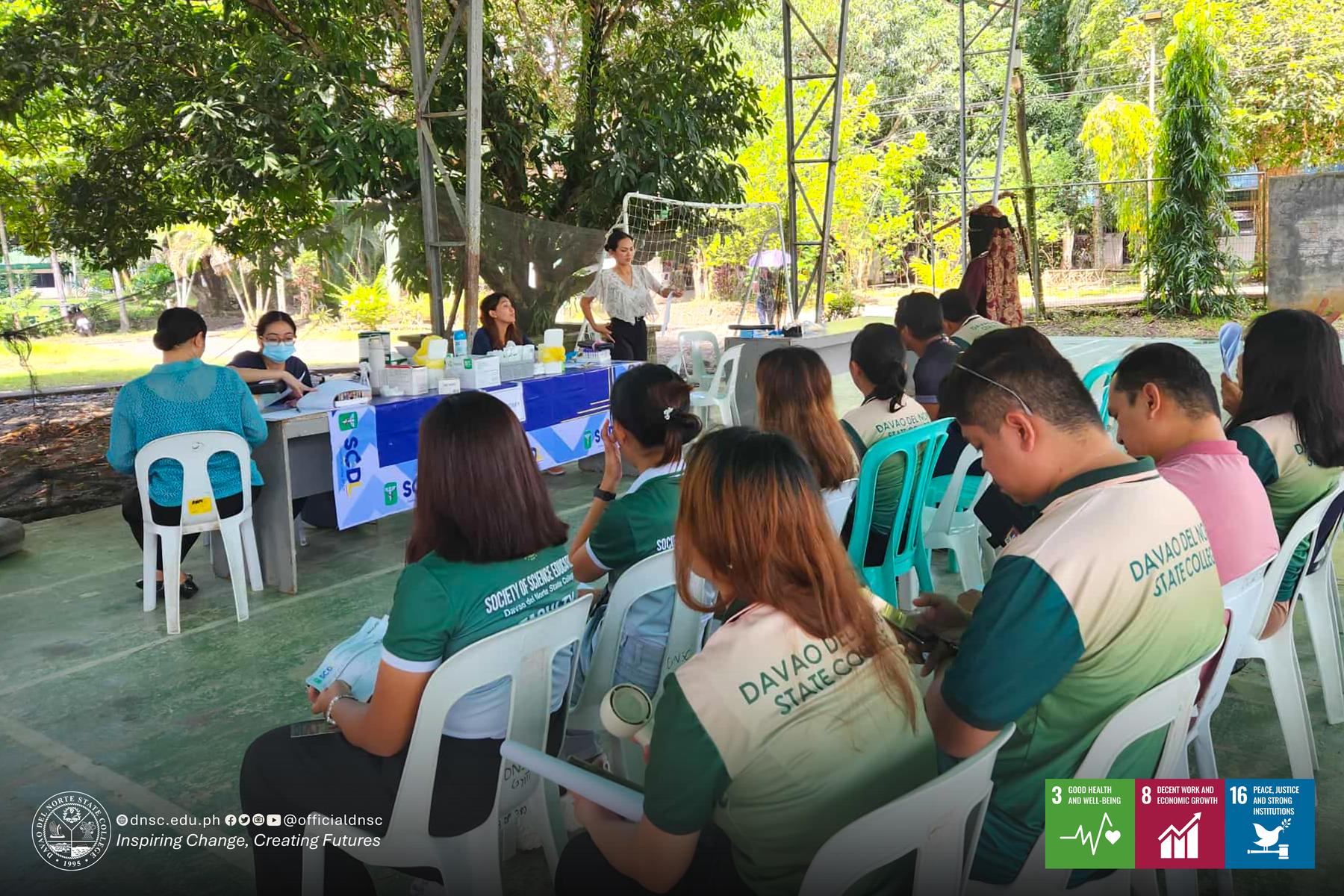 DNSC employees undergo Annual Physical Examination as part of the institution’s health and wellness plan