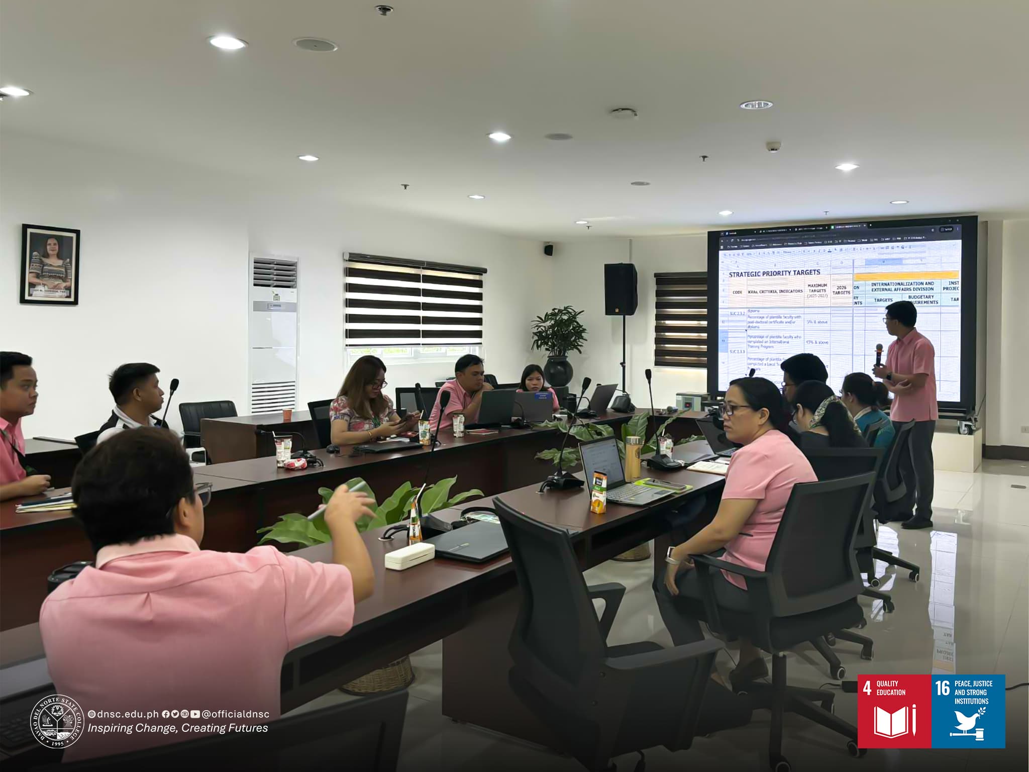 DNSC PRMO sits down with unit and office heads for the presentation, cascading, and review of GY 2026 targets