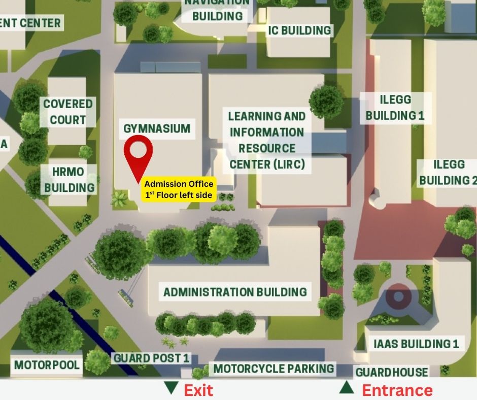 Student Admission Office Location Map