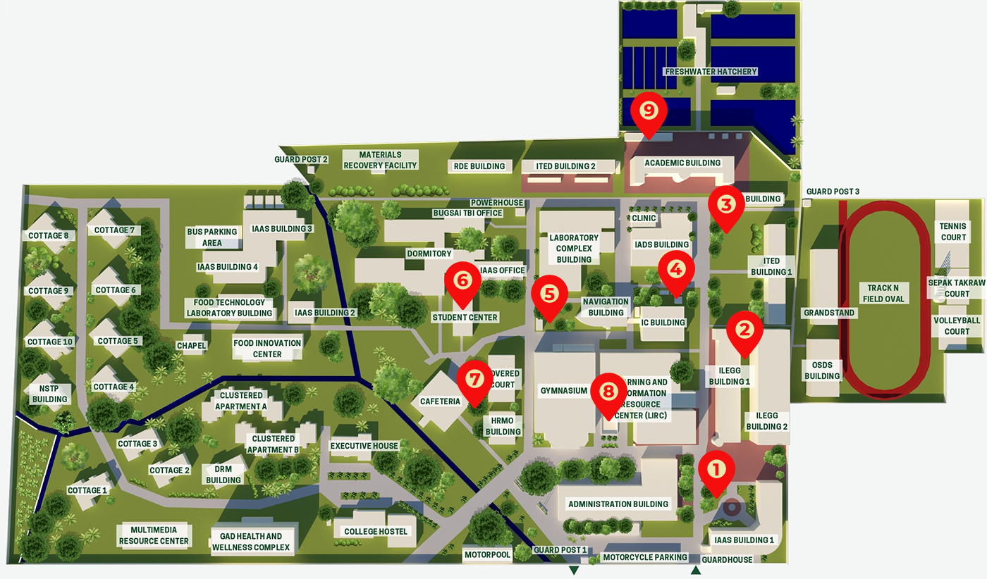 Student Lounge Map