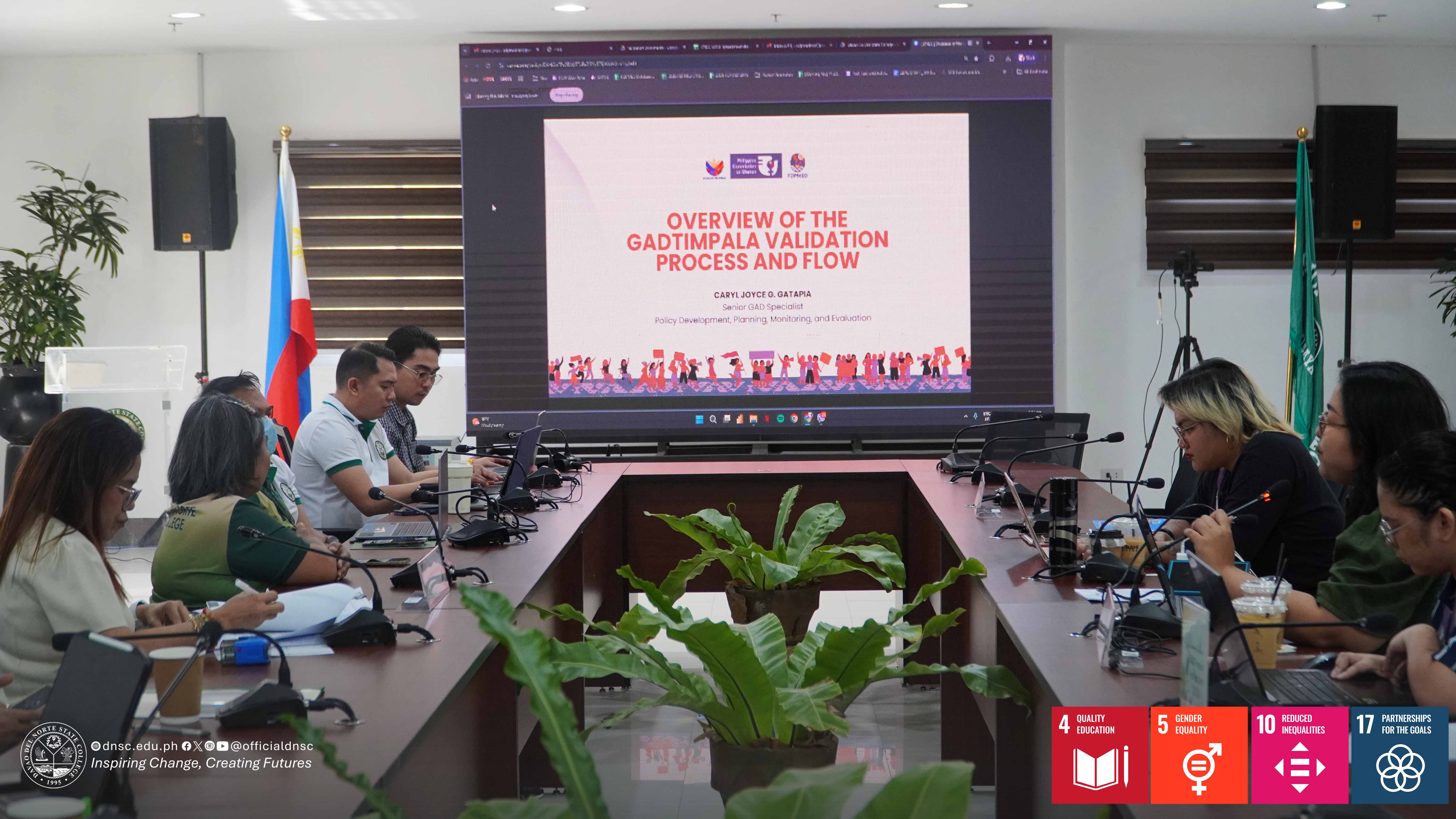 DNSC subjected to GADTimpala validation for gender-responsive policies and programs