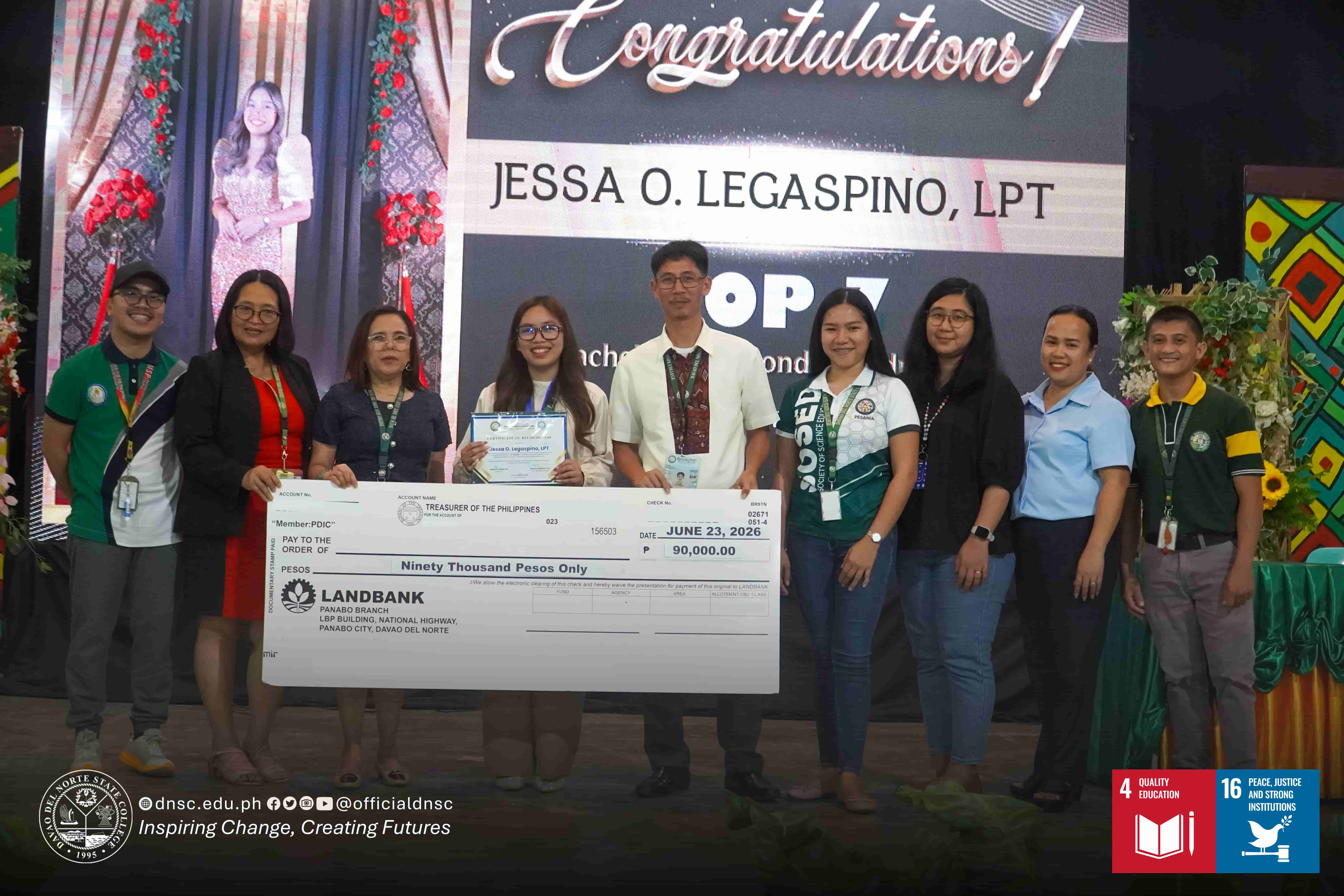 DNSC lauds March 2026 LET Passers in “Pasalamat” Tribute Ceremony