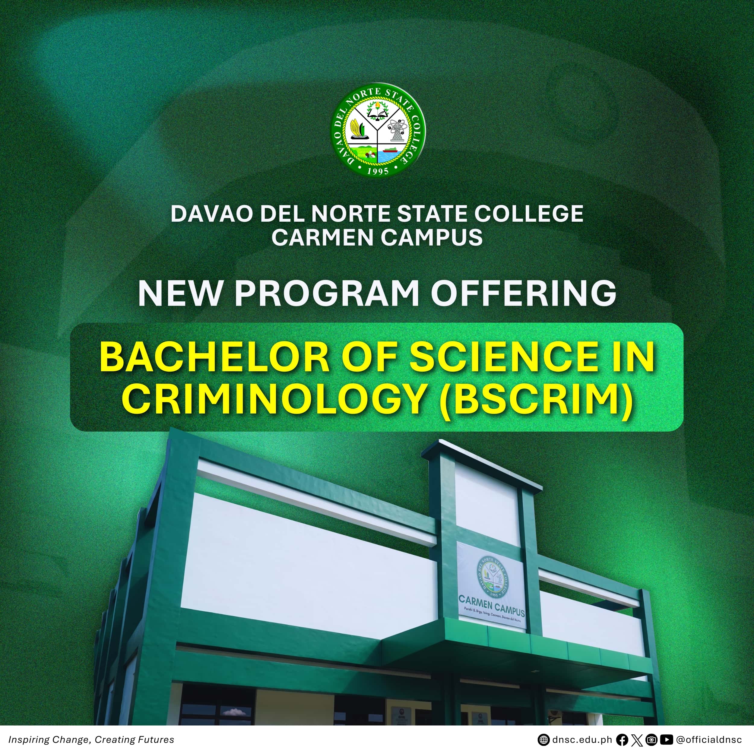 DNSC cleared by CHED XI to offer BS Criminology program following RRPA recommendation issuance