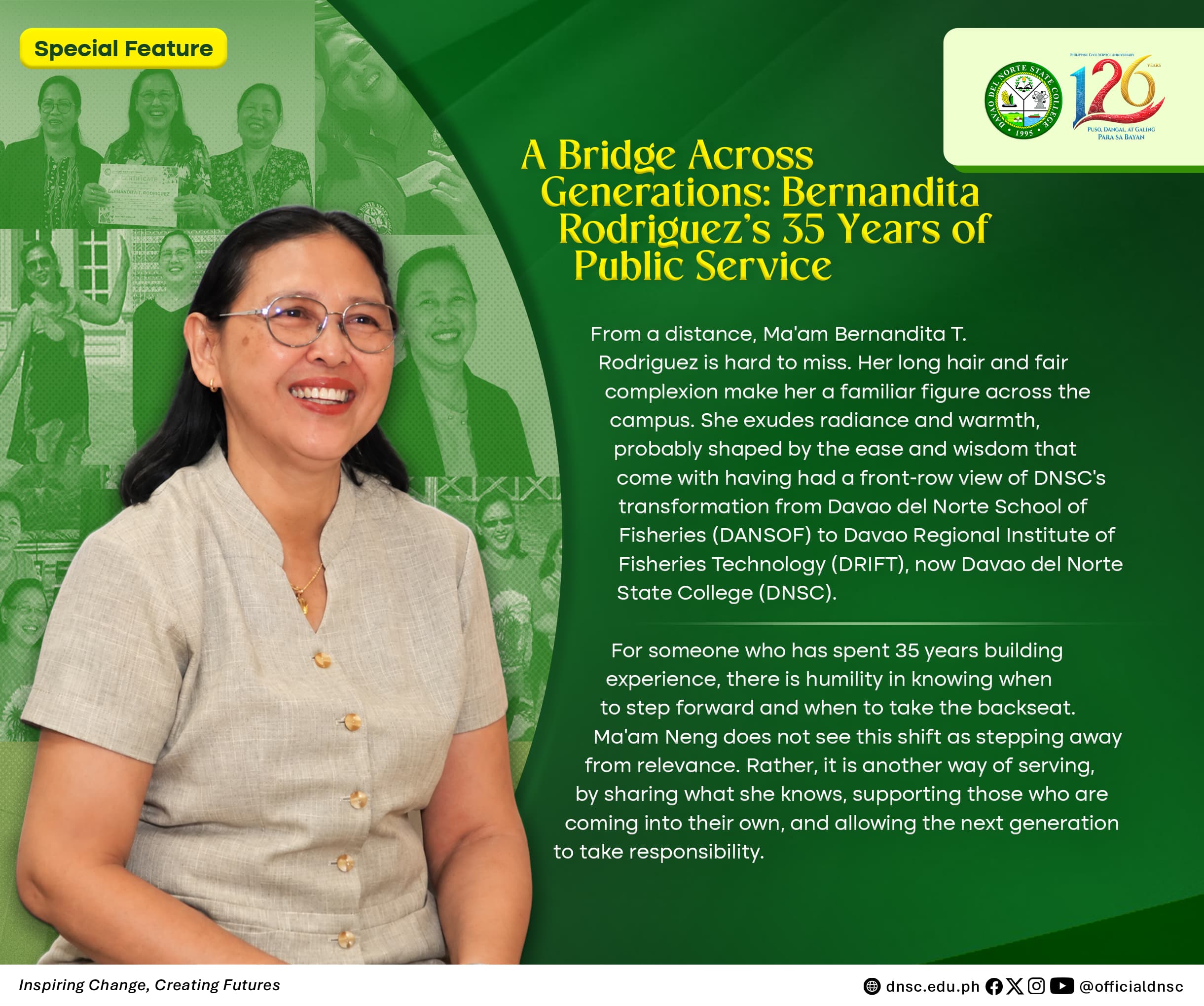 A Bridge Across Generations: Bernandita Rodriguez’s 35 Years of Public Service