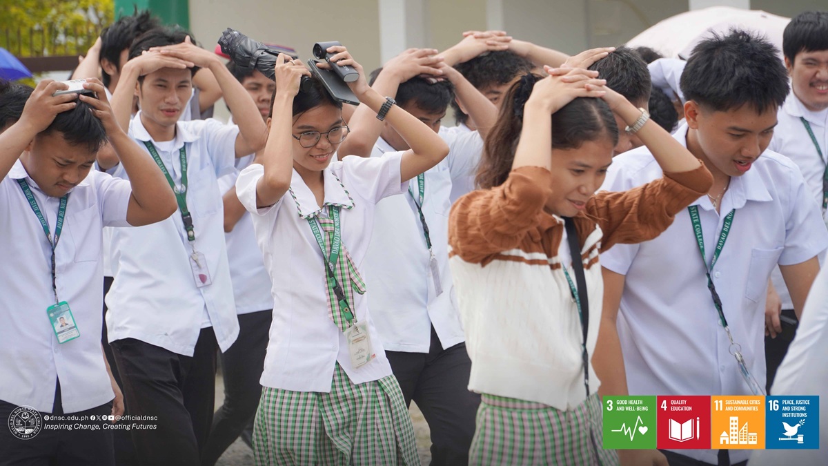 dnsc earthquake drill